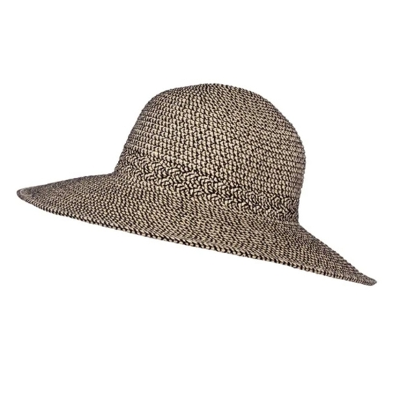 Sunday Afternoons Tan Pepper Tweed UPF Wide Brim Sun Hat Adjustable Wicking NWT - Picture 1 of 7